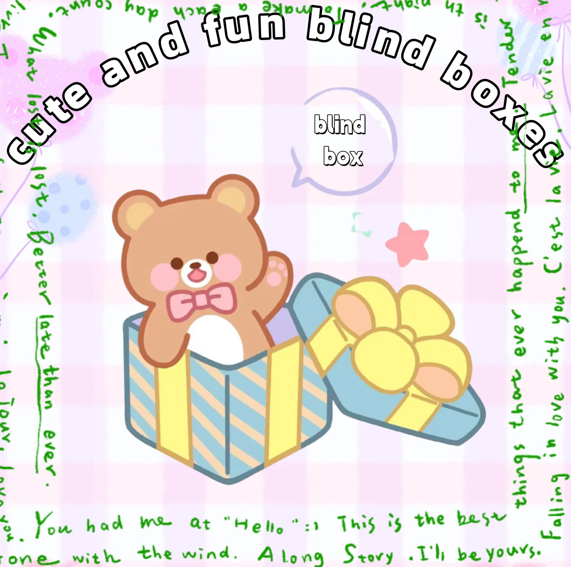 cute and fun blind boxes,Christmas New V2 Doll Blind Box Hand Vinyl Doll Birthday Surprise Gift Cute Small Pendant