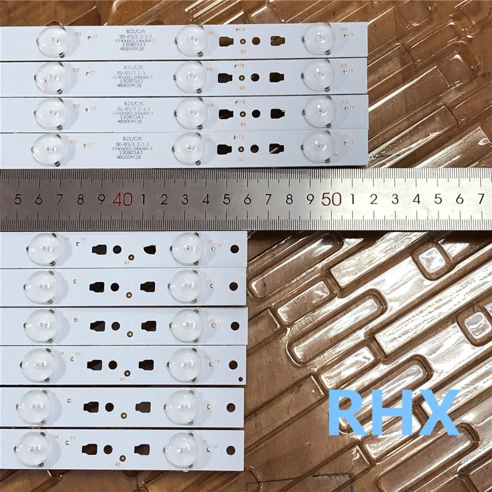 10 جزء/الوحدة لتلفزيون هاير 48 بوصة LCD يستخدم 48K5 LE48F3000W LCD الخلفية LED 48D7-01 30348007215 , 30348007216     100% جديد