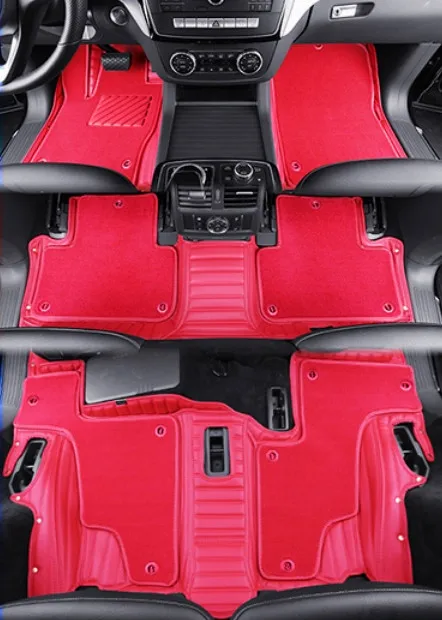 High quality! Custom special car floor mats for Lexus GX 460 7 seats 2023-2010 waterproof double layers carpets for GX460 2019