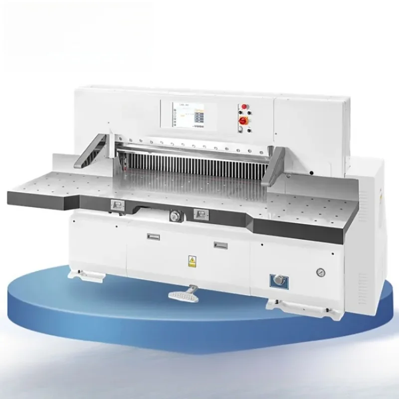 Tagliatrice di carta a ghigliottina completamente automatica ed efficiente per il taglio della carta a controllo digitale