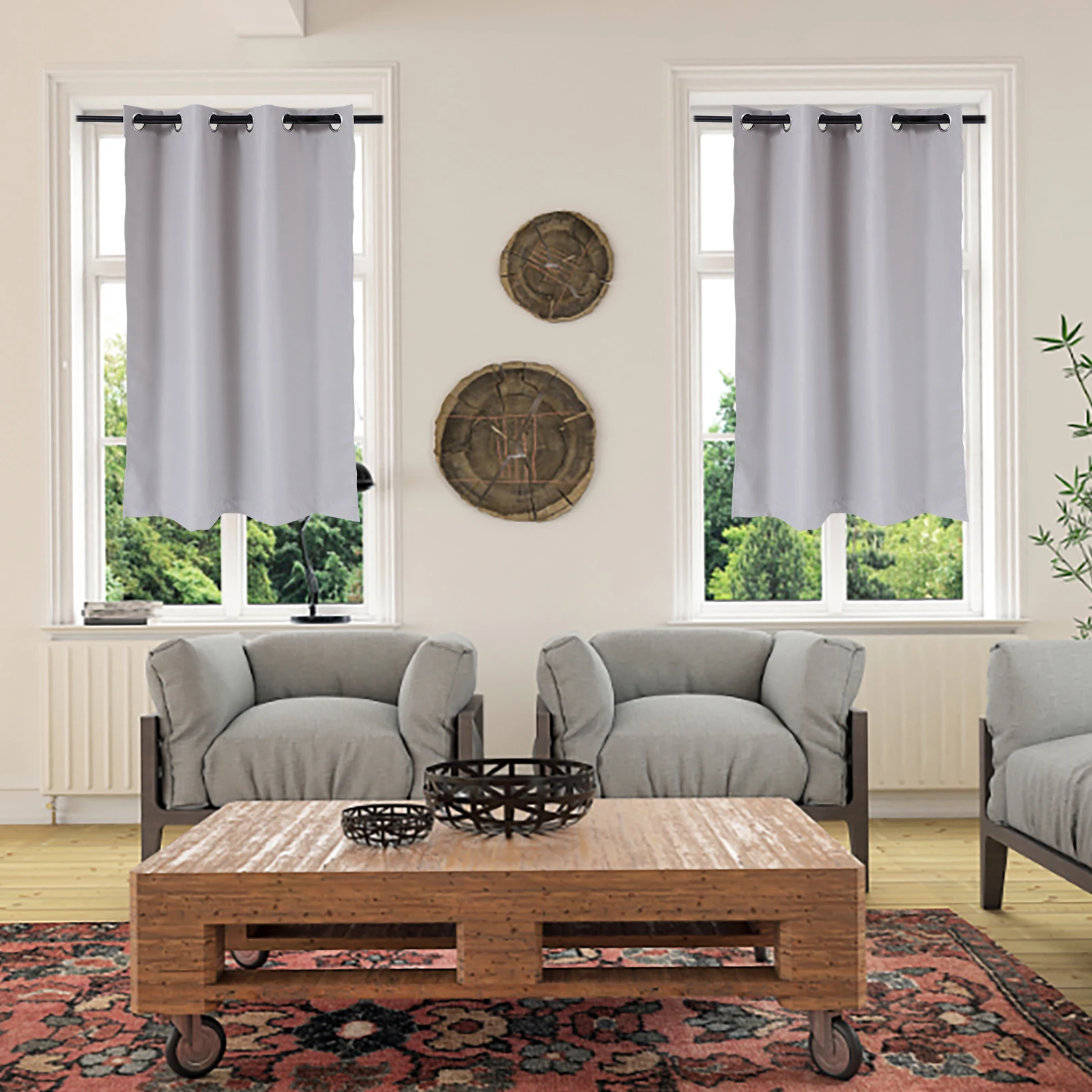 

High Precision Light Blocking Curtains Bedroom Home Decorative Window Drape Polyester Fabric Sliding Living Room