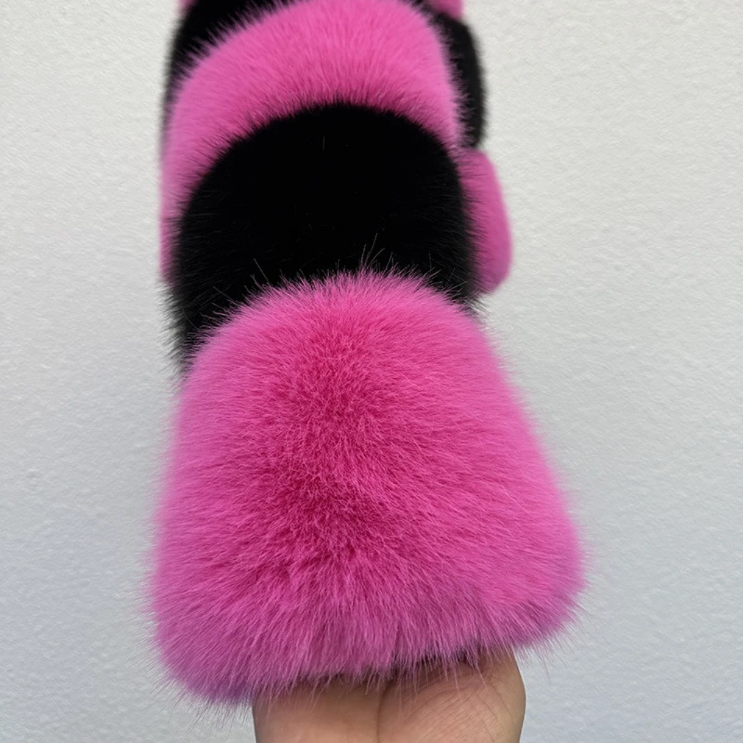 เสื้อแจ็คเก็ตขนเฟอร์เทียมแบบสั้น ซิปหน้า คอทรงโอ แต่งผ้าต่อกัน  แฟชั่นสำหรับผู้หญิง  เสื้อคลุมขนฟู  สำหรับฤดูหนาว  ความยาวเก้าส่วน