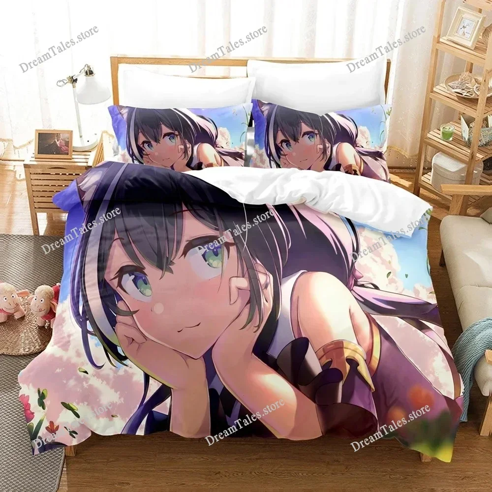 

The Amazing World Princess Connect! Re Dive Cartoon Poster Sheets Quilt Covers Bedding Dormitory Sheets Bedding Set Soft Warm