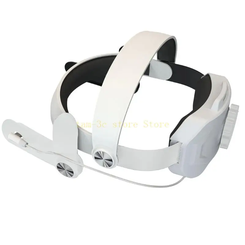 Adjustable Head Strap For Meta quest 3 Gaming Improve Comfort and Stability Headband with Built in 6000mAh Battery Better Fit