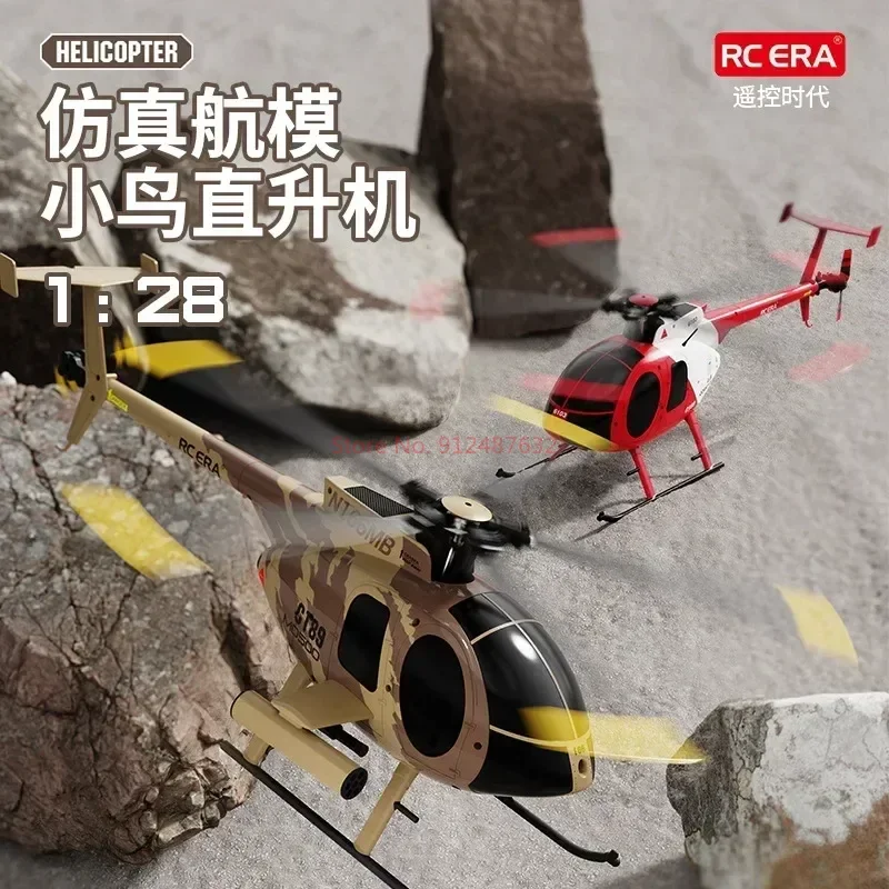 Rc Era 1:28 Md500 podwójny bezszczotkowy C189 helikopter zdalnie sterowany Tusk symulacja Model samolotu prezenty urodzinowe dla dzieci helikopter