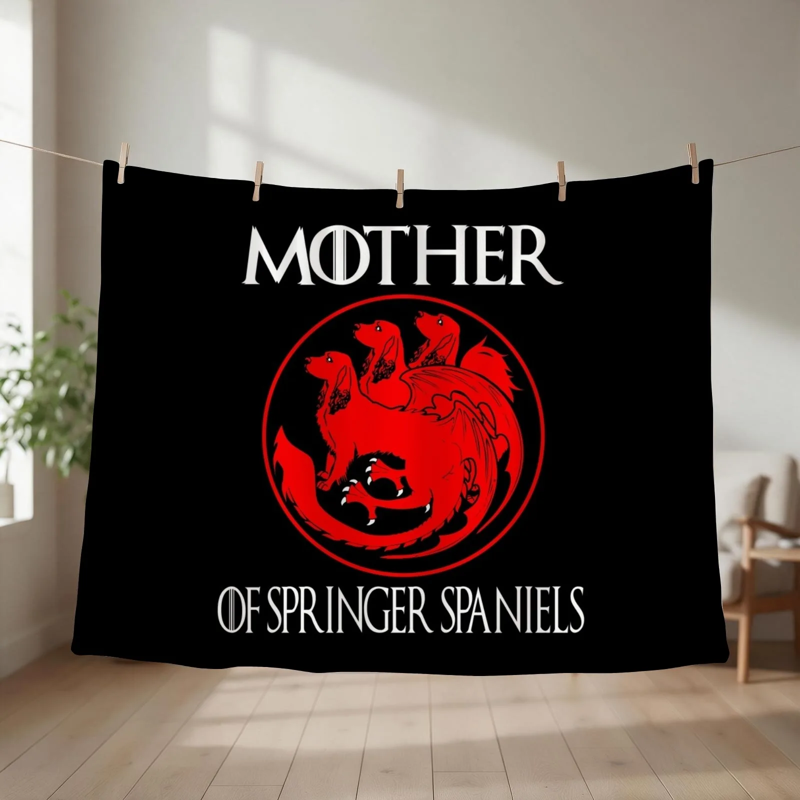 Mother of Springer Spaniels - Christmas 2020 Throw Blanket Furrys For Sofa Thin Giant Sofa Hairy Blankets