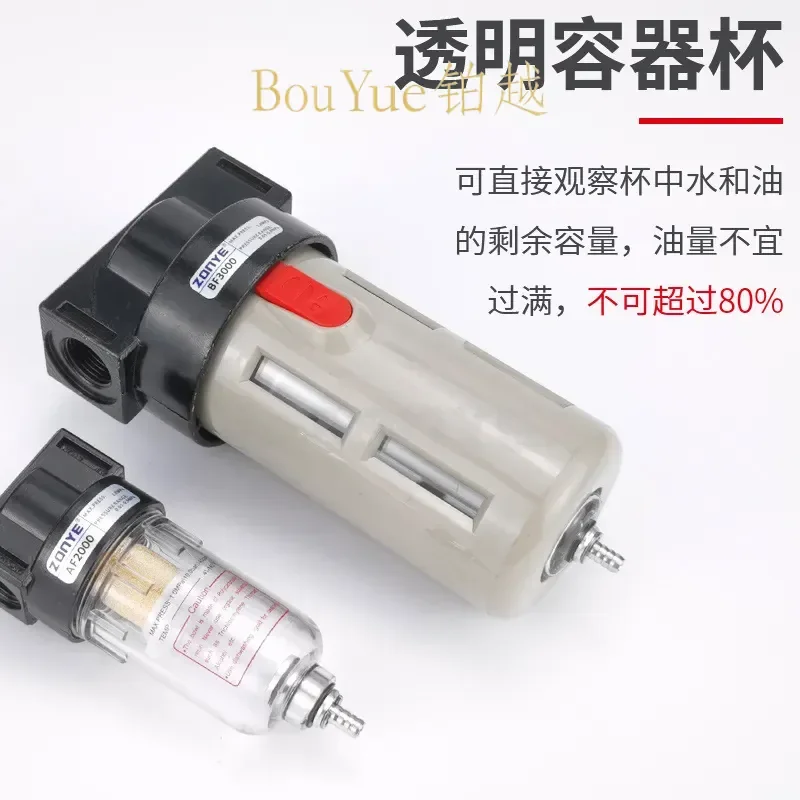 for Filter AF2000 BF2000 3000 4000 Air Oil Water Separator Oil Mist Feeder AL2000 BL