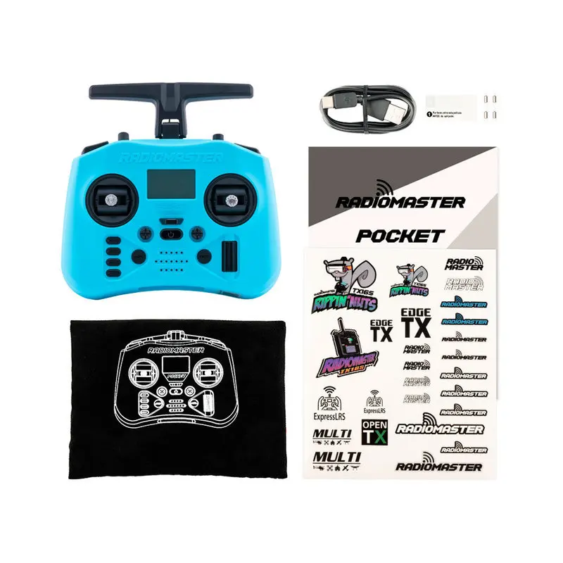 RadioMaster POCKET 2.4G Dopamine Color FPV Remote Controller Compact ELRS CC2500 Transmitter for RC Drone Racing Quadcopter