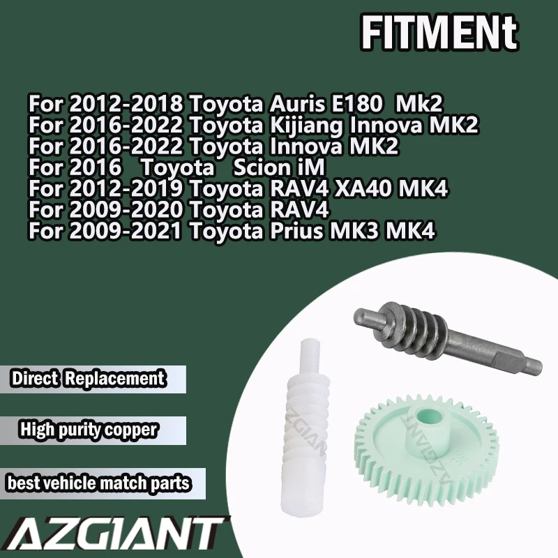 

For Toyota Toyota Auris E180 Kijiang Innova MK2/Scion iM/RAV4 XA40 Prius MK3 MK4 Car Exterior power folding mirror R L gear unit