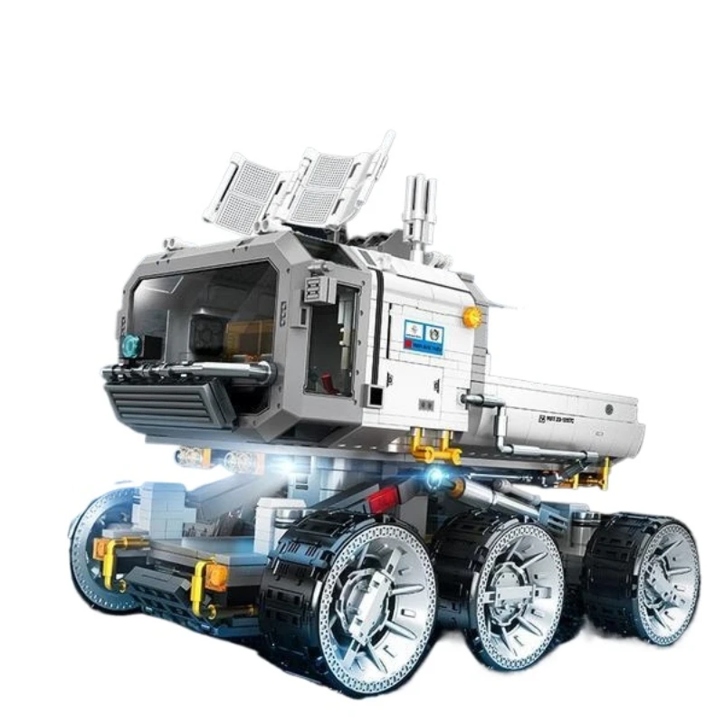 

Moon Building Blocks Lunar Transport Vehicle Assembly Model Boy Small Particle Assembly Building Blocks Toy Collection
