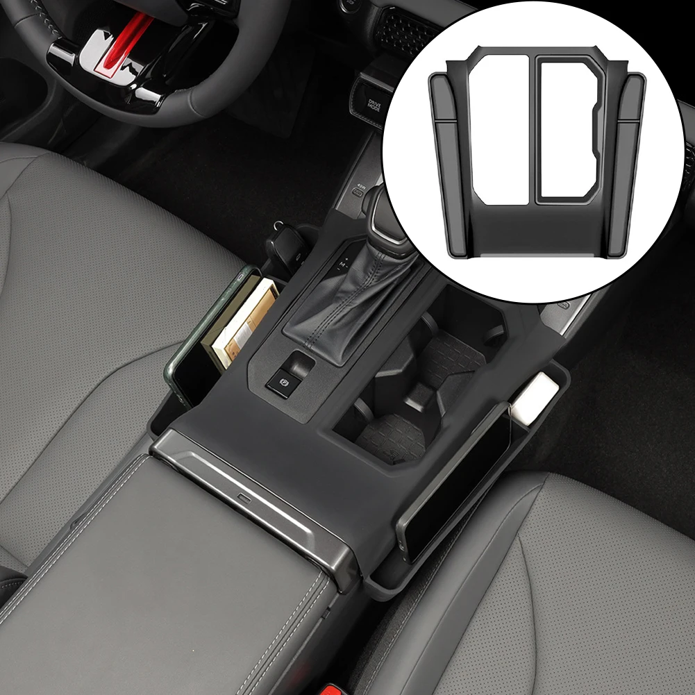 2026 For Toyota for rav4 Gear Shift Panel Cover Trim Black ABS Rubber Build Fits All Trims Including Limited and for xse