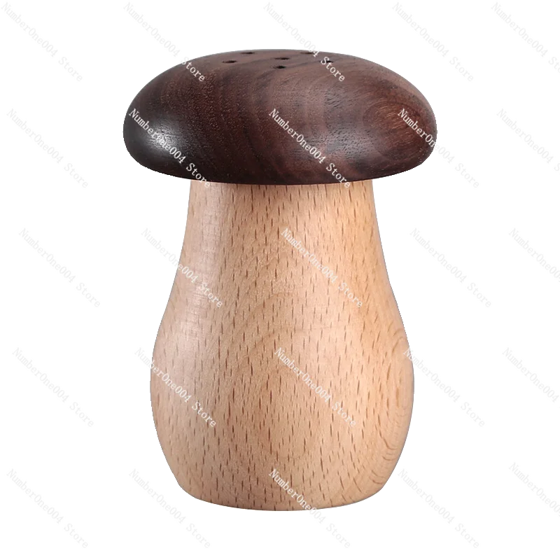 

Creative cute mushroom walnut solid wood toothpick holder household high-end toothpick box walnut new Chinese style