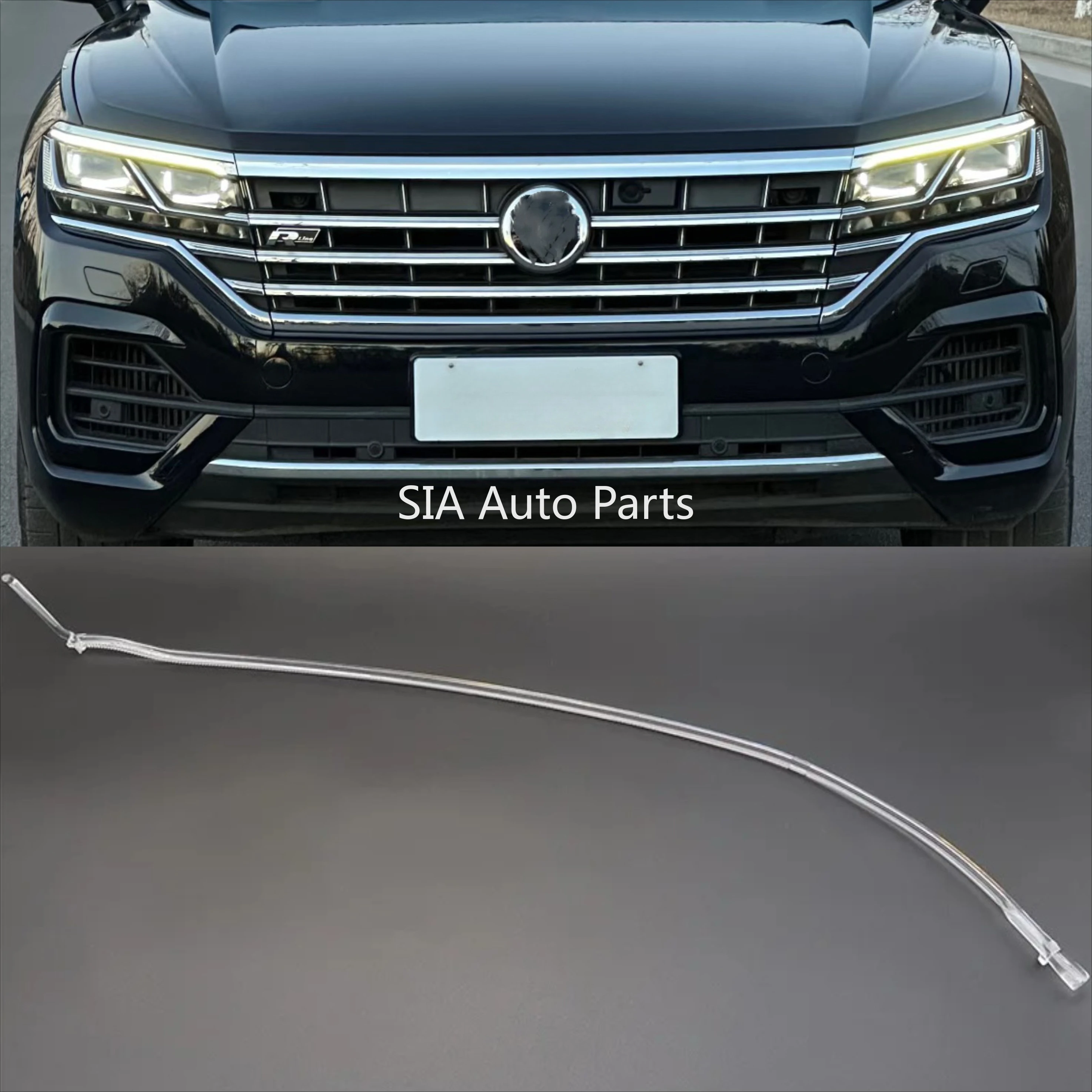 

For Volkswagen Touareg 2019-2023 Car Headlight DRL Light Guide Strip LED White Ballast Module Angel Eye Daytime Running Light