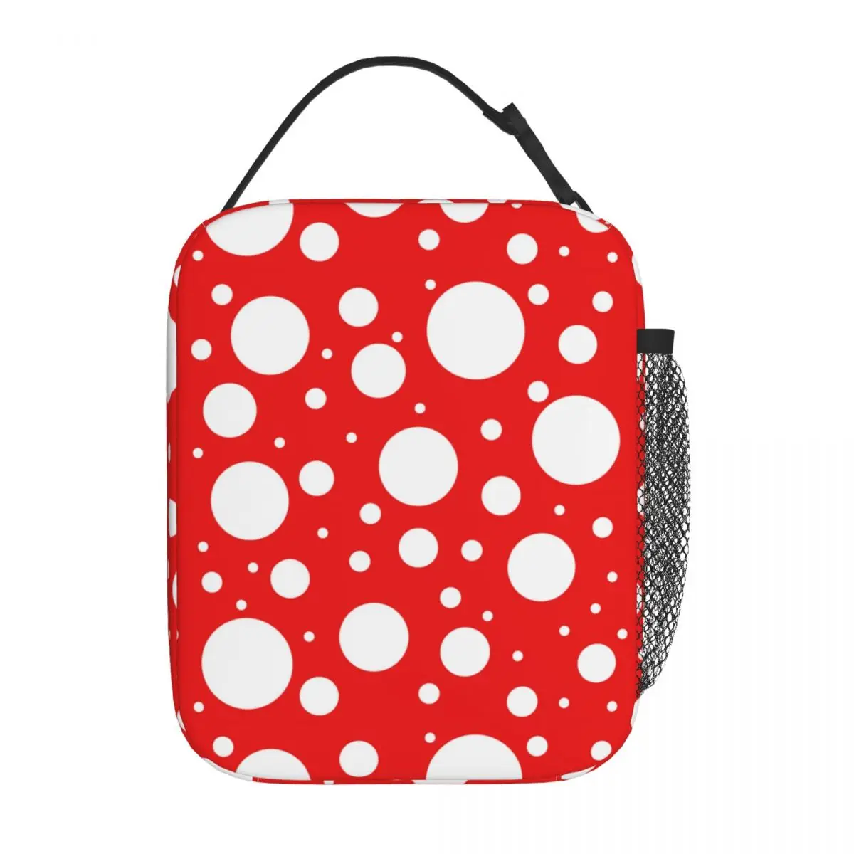 

Insulated Lunch Box Japanese Artist Yayoi Kusama Inspired Dots Merch Abstract Food Box Causal Thermal Cooler Bento Box