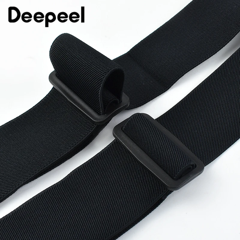 Men's 5cm Wide Adjustable Elastic Suspenders