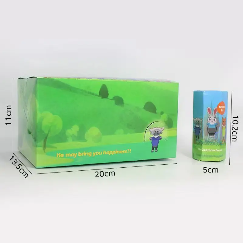 12개입 주디 닉 애니메이션 블라인드 박스 액션 피규어 세트 PVC 수집용 모델 장난감 장식품 선물 5.3-8cm