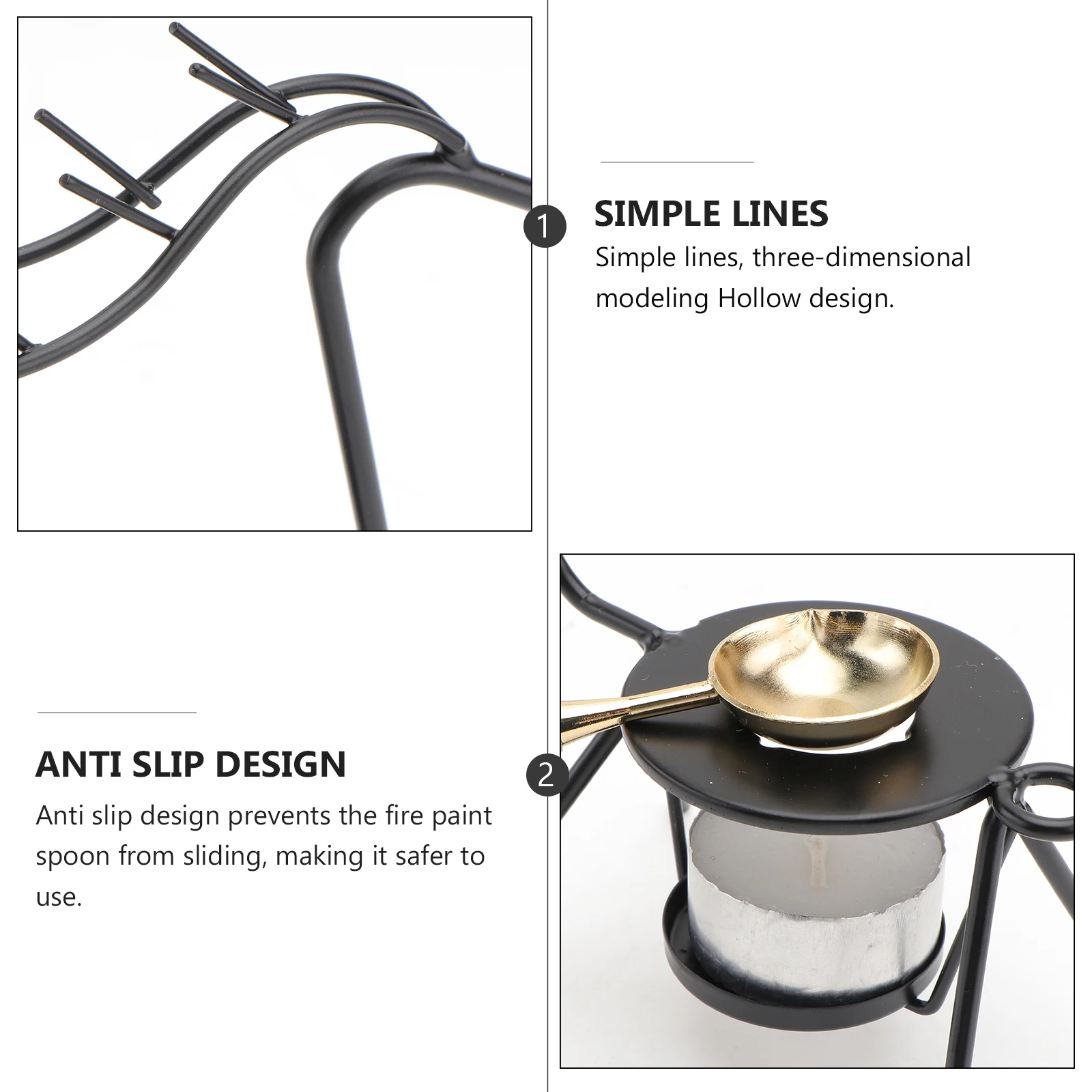 

1 комплект, нержавеющая грелка для уплотнений в форме эльфа, портативная плавильная печь, нескользящая конструкция, уплотнительная восковая печь, инструмент, грелка для воска для любителей Diy