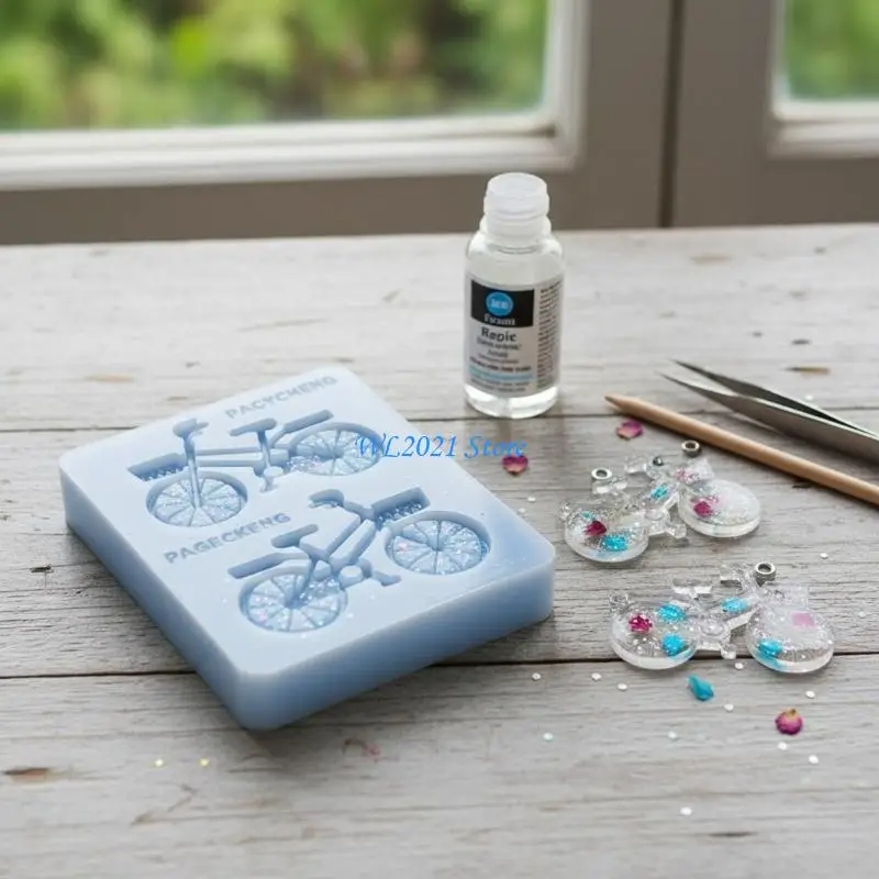 قالب G5GC من السيليكون الآمن غذائيًا لركوب الدراجات ومقاوم للحرارة وقابل لإعادة الاستخدام للمجوهرات المنزلية #4