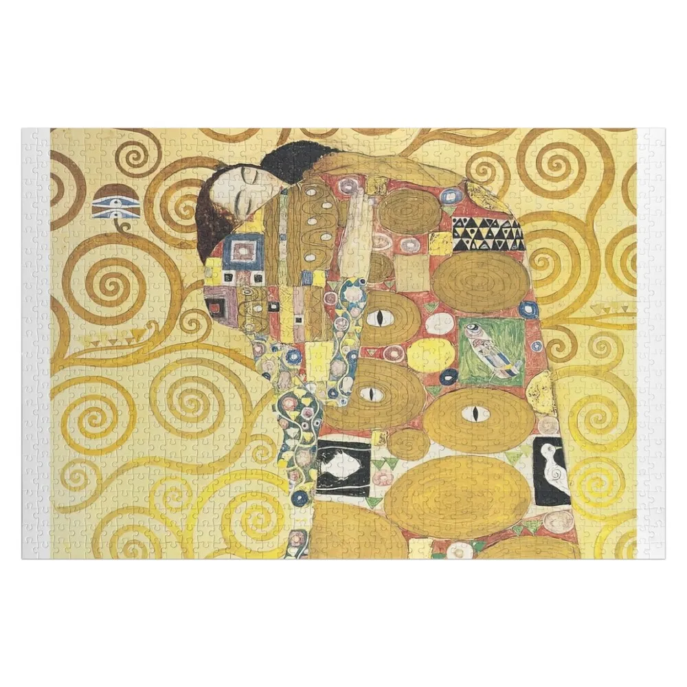 gustav klimt paintings, gustav klimt artwork, gustav klimt art style Jigsaw Puzzle Children Wooden Name Personalized Gift Puzzle