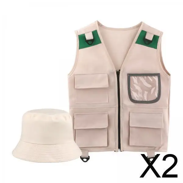 2xKids Explorer Костюм грузового жилета и шапки для малышей Park Zoo Keeper