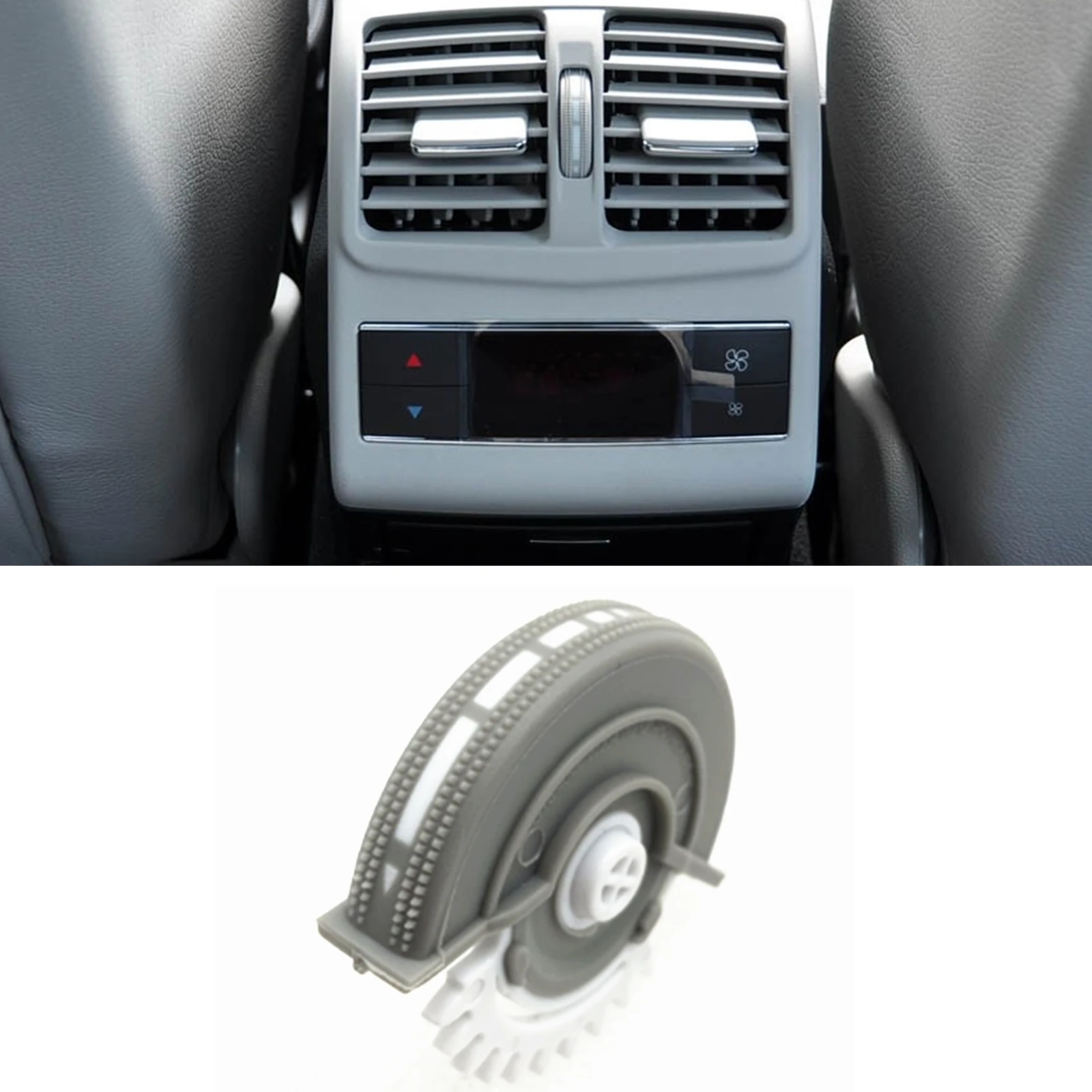 Posteriore A/C Aria Condizionata Uscita Vent Controllo Rotella A Rullo Per Mercedes Benz Classe CE W204 W212/W207 GLK GLK204 C204