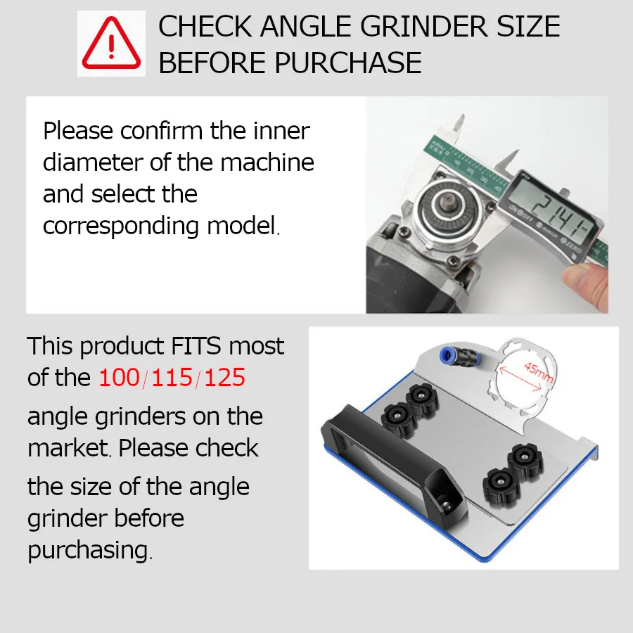 Режущая плитка, 45-градусная полировка кромок плитки, угловая шлифовальная машина, подставка для плитки 45, инструмент для фаски плитки