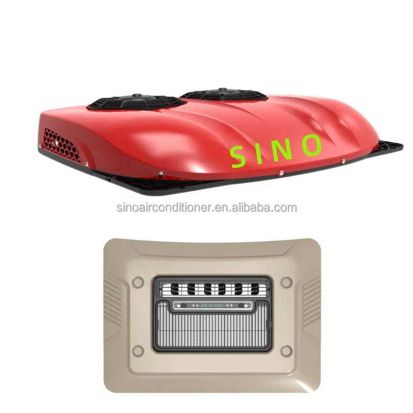 بطارية ركن السيارة الكهربائية على السطح 12 فولت تكييف تيار متردد 24 فولت شاحنة مكيف الهواء #6