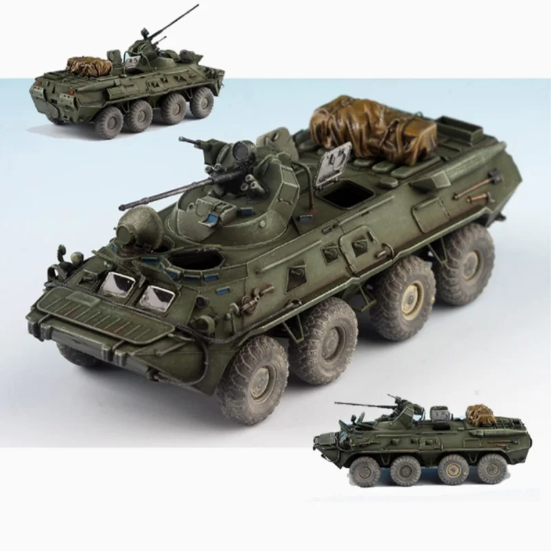 

AM 1/72 Scale Russian BTR-80A BTR80 Armored Vehicle Simulation Plastic Model Static Display Collectible Gift Souvenir Decoration