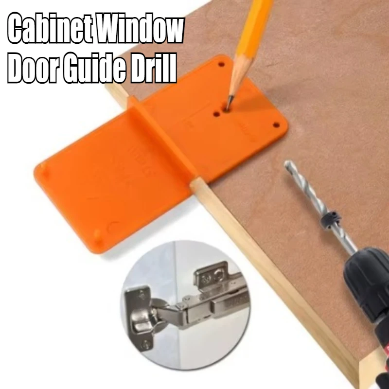 

35mm 40mm Hinge Hole Drilling Guide Locator Hole Opener Template Door Cabinets DIY Tools For Woodworking Hand Tools Set