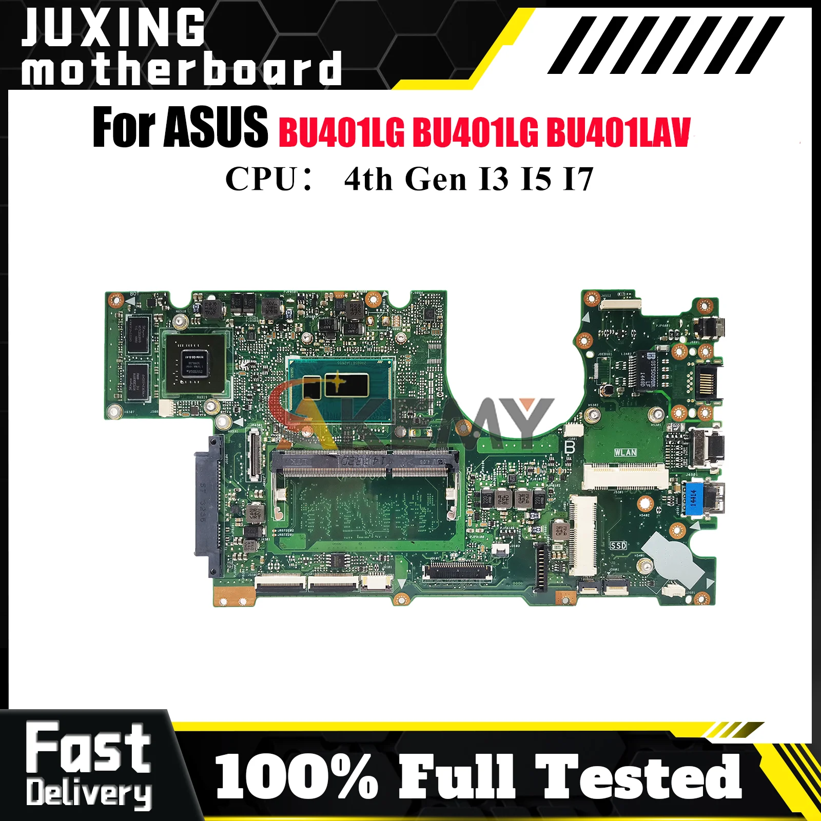 

BU401LG Материнская плата для ноутбука ASUS ExpertBook BU401LG BU401L BU401LAV Материнская плата для ноутбука с процессором I3 I5 I7 100% tests OK stk