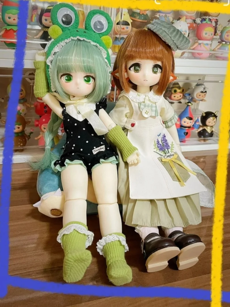 

Tinyfox Fox God Xiaoqing Guate Six Полный набор Mjd6 очков Подвижная кукла Bjd 6 очков Kawaii Настольный декор Коллекционные игрушки Подарок на день рождения