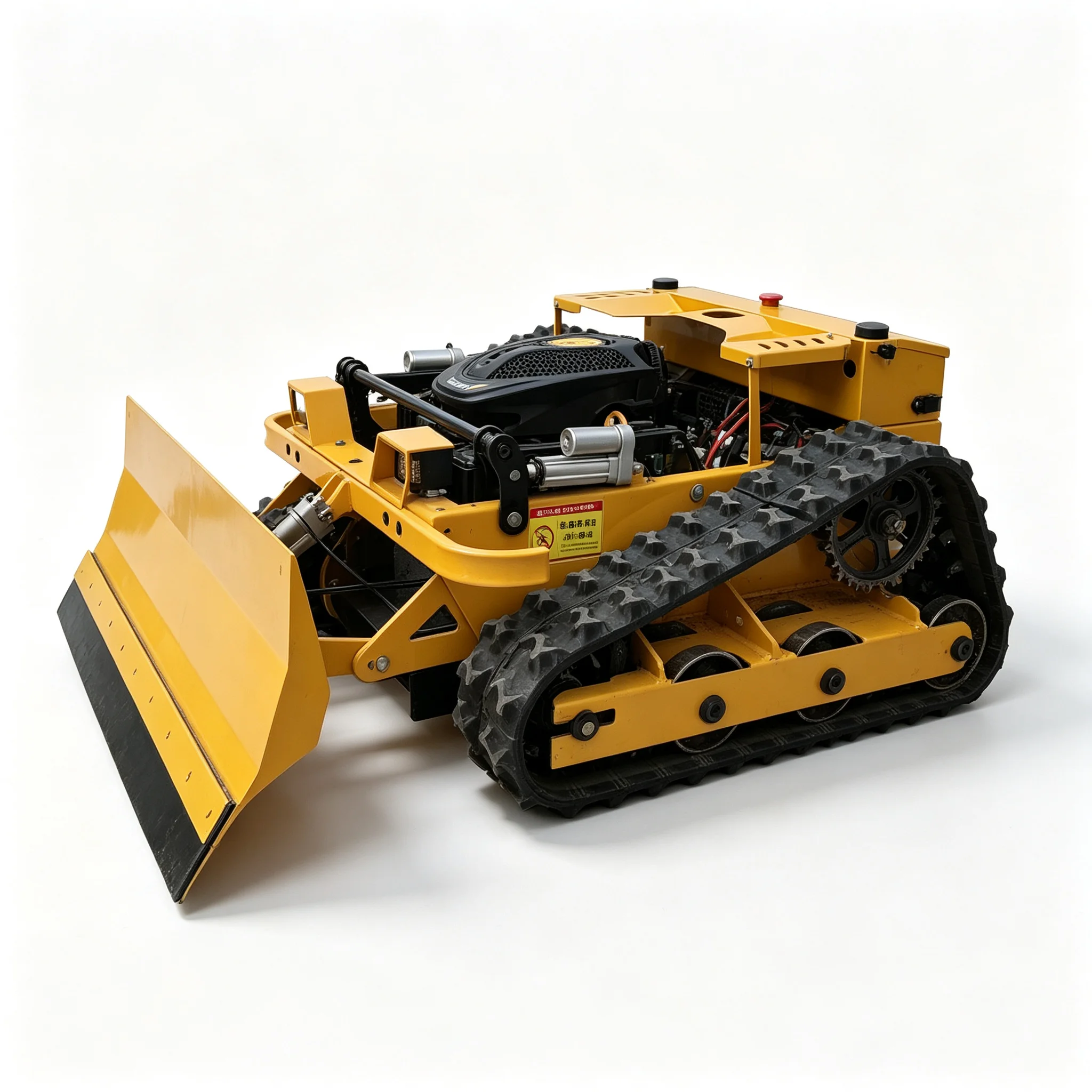 Customized Smart Remote Controlled Crawler Lawn Mower for Hillside Orchard Farm Weed Cutting and Landscaping view 2