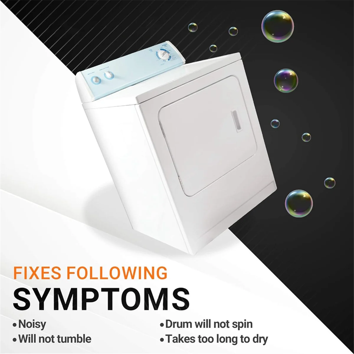 Сверхпрочный 8066184   Замена шкива двигателя сушильной машины, точно подходит для шайб сушильных машин Whirlpool Kenmore Maytag