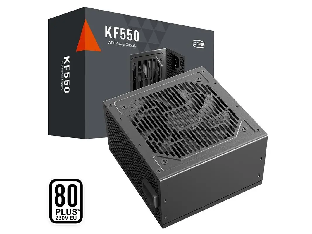 Pccooler KF550 Блок питания 550 Вт для настольного компьютера Хост-блок питания Высокоэффективный игровой и офисный ПК