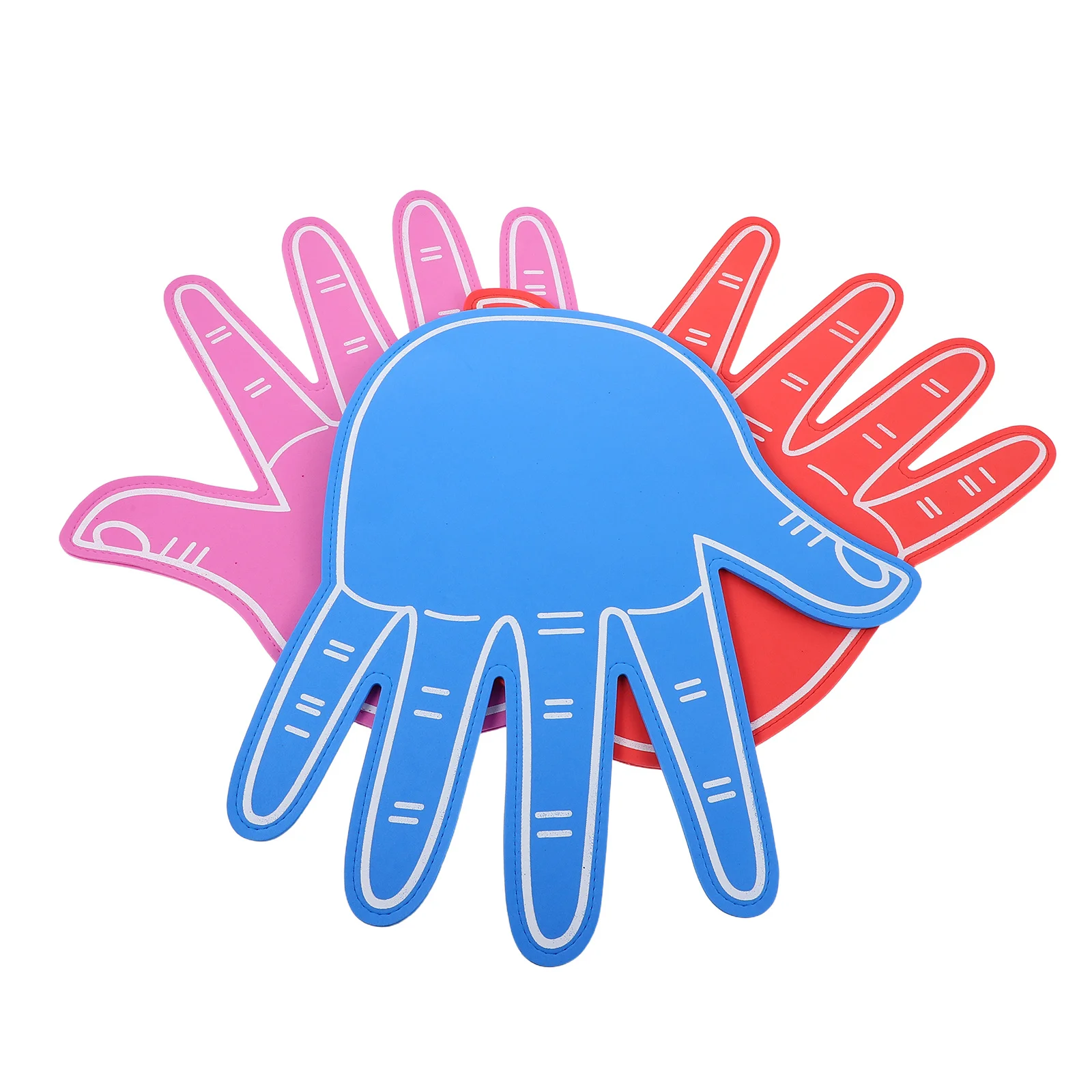

3Pcs Giant Foam Finger Hands Cheerleading Gloves Soft Sponge Fingers for Sports Fan Accessories Event Atmosphere Boosters