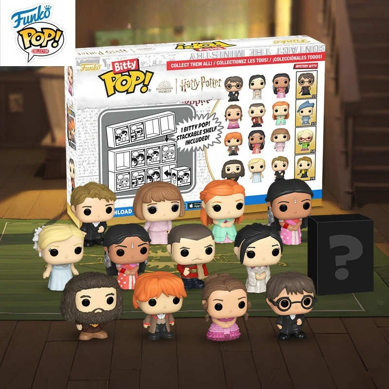 

In Stock FUNKO POP Original Harry Potter Hogwarts Hermione Roll Set Limited Mobile Phone Model Collection Holiday Gifts