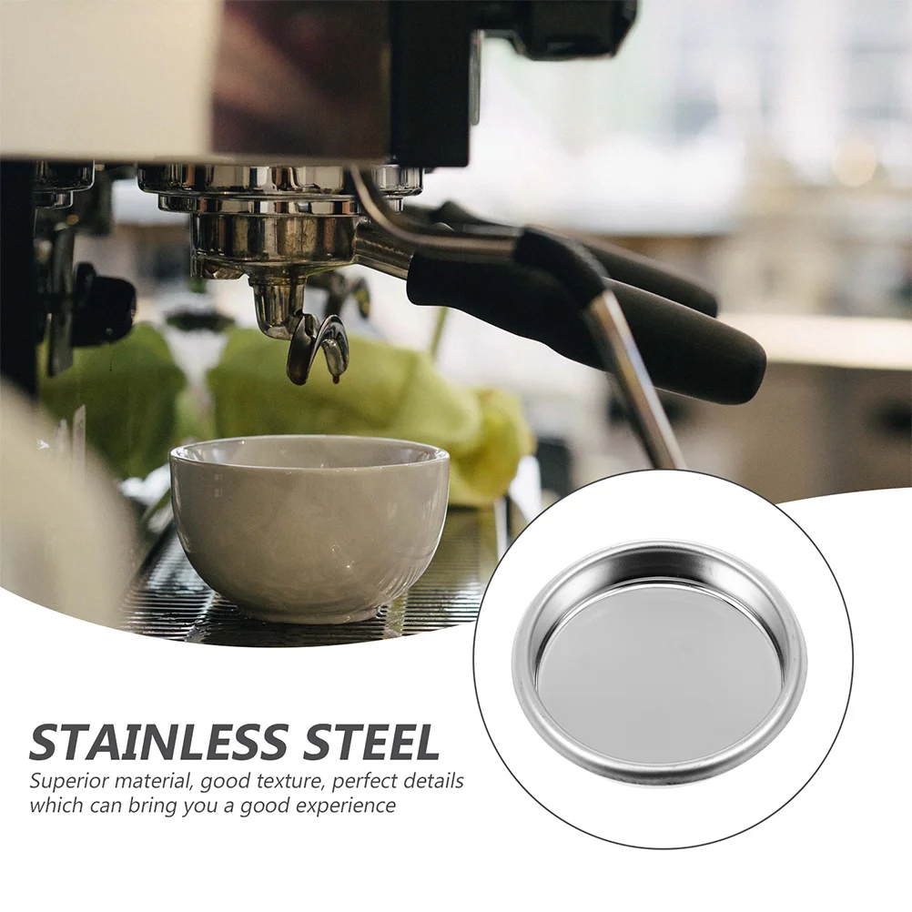 3Pcs 58Mm Stainless Steel Blind Filter Set for Espresso Machine Backflush Cleaning Universal Coffee Machine Cleaning Accessories