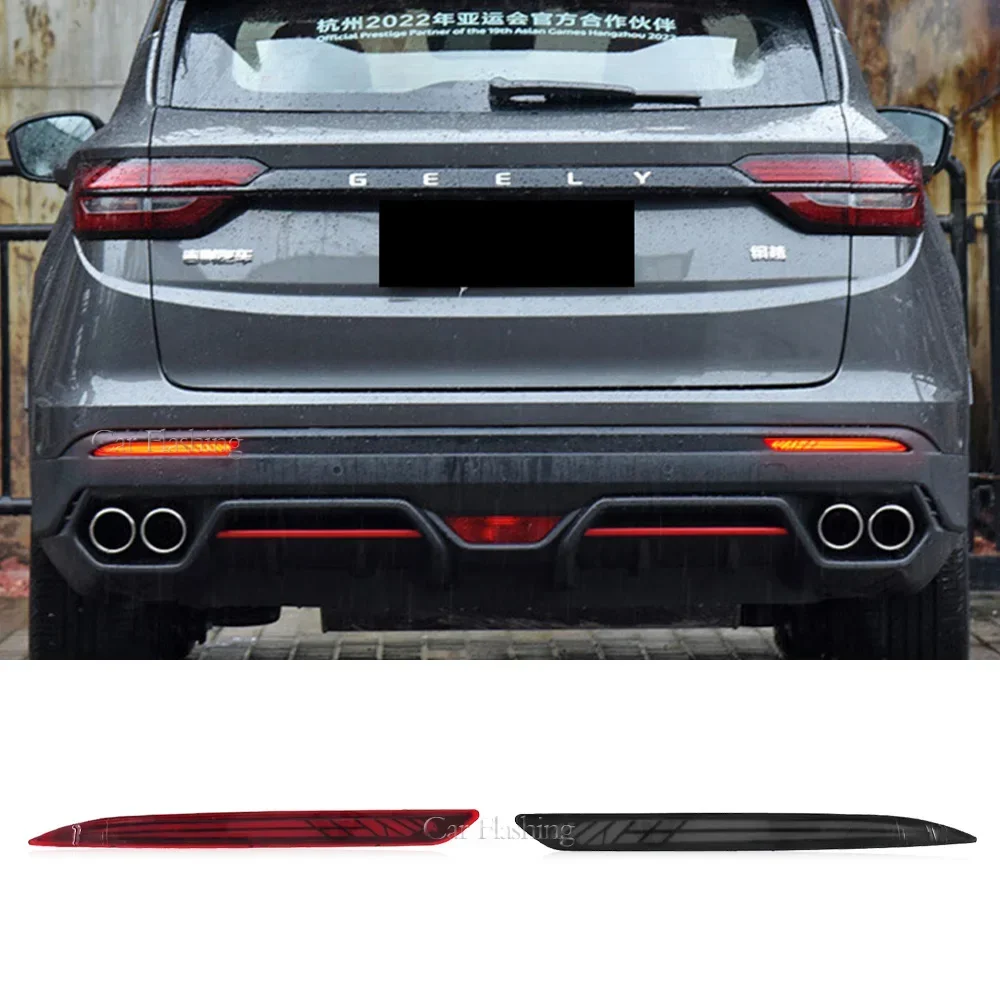 

New！ 2PCS For Geely Coolray proton X50 2018 2019 2020 2021 Car LED Rear Bumper light Brake warning Light Turn signal