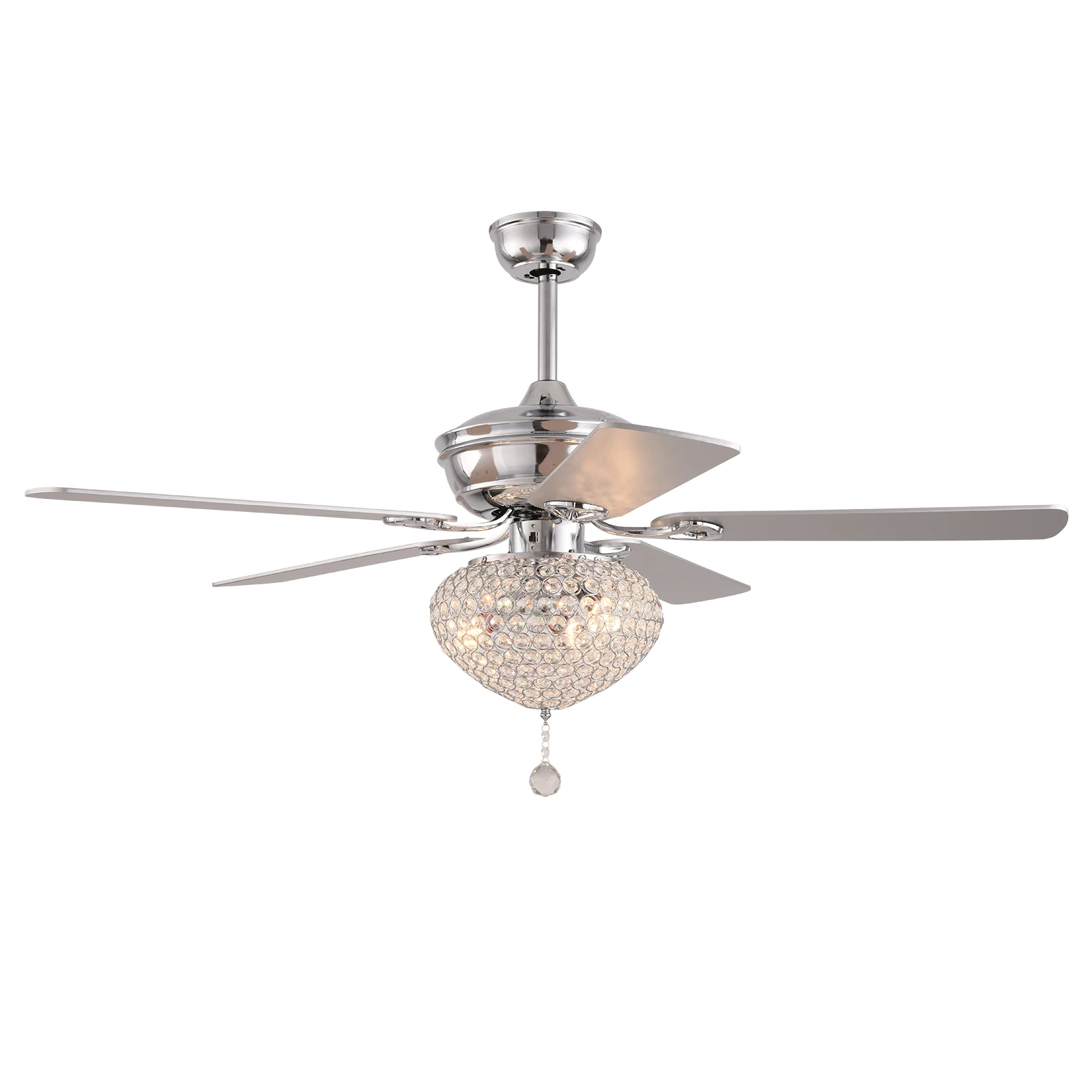 

52 inch fan pendant lamp ABS fan blade with remote control - without light source E12 * 3