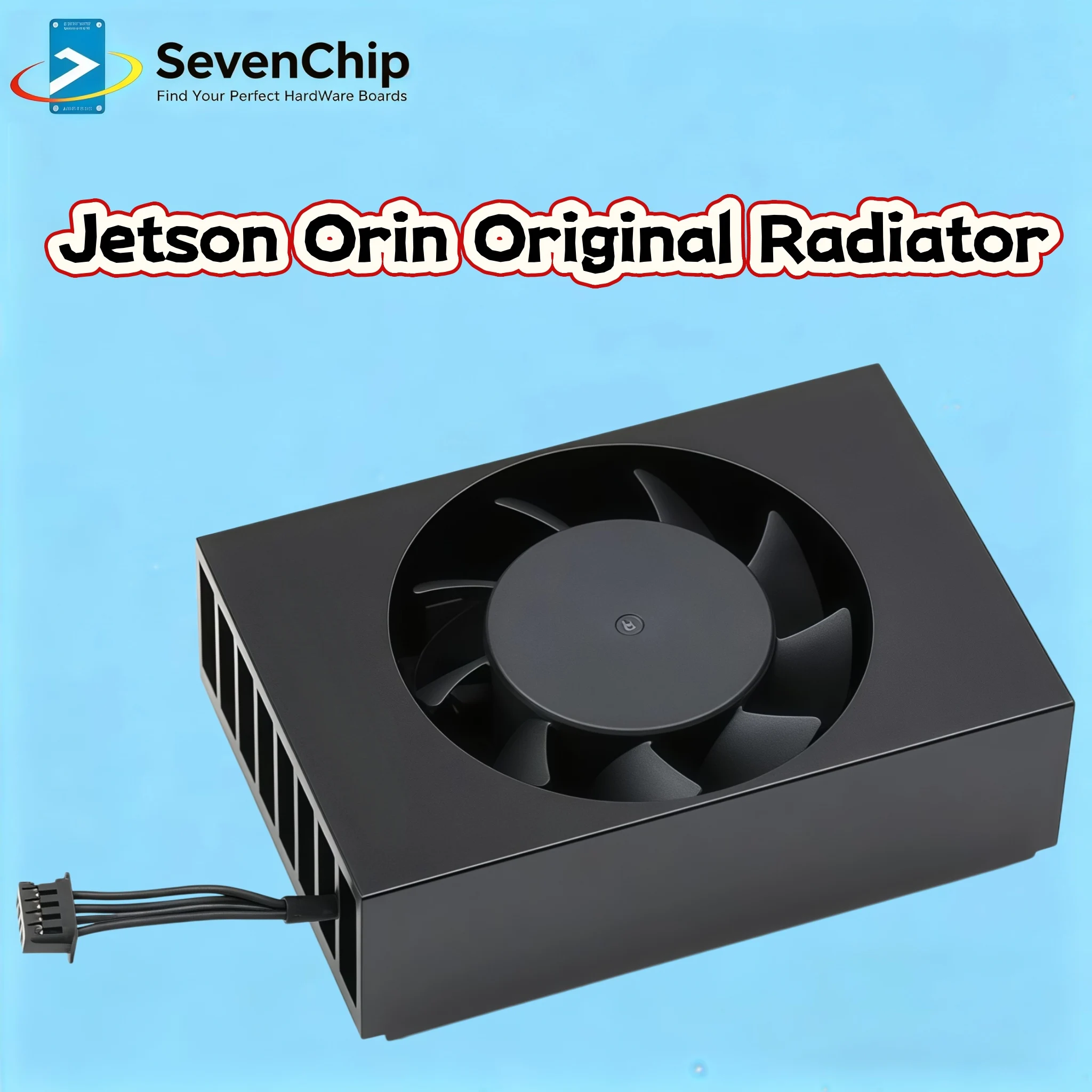 Jetson Orin Original Radiator Supports Nano/NX Adjustable Speed Cooling Fan