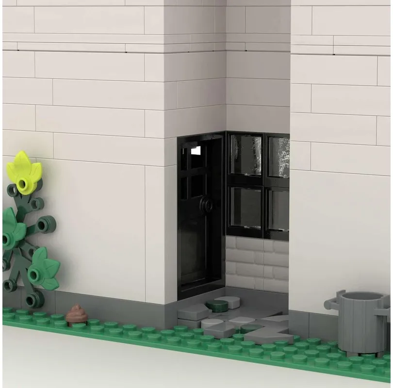 1159 pezzi MOC- 219213   Modello di città Set di architettura europea Ristorante parigino francese Caffè rotante Paesaggio urbano di Parigi Costruzione modulare