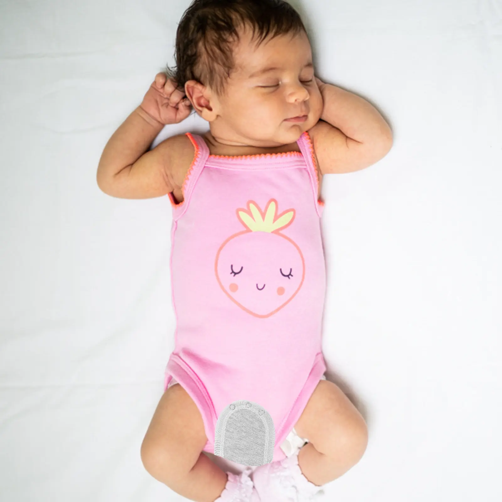 Baby Jumpsuits Snap Cotton Bodysuit for Newborns Toddlers Soft Breathable Gentle Texture Easy Off Gift Idea