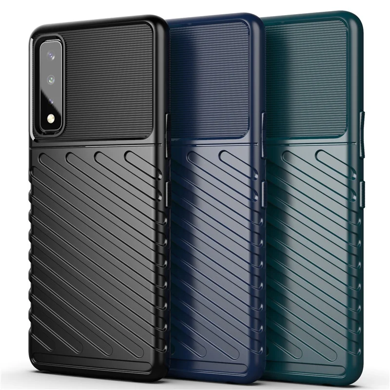 

Shockproof Case For LG Stylo 7 5G Cover For Stylo 7 6 Case Bumper Rubber Coque For LG K92 K61 K51s K50s Q92 V60 G8x ThinQ Fundas