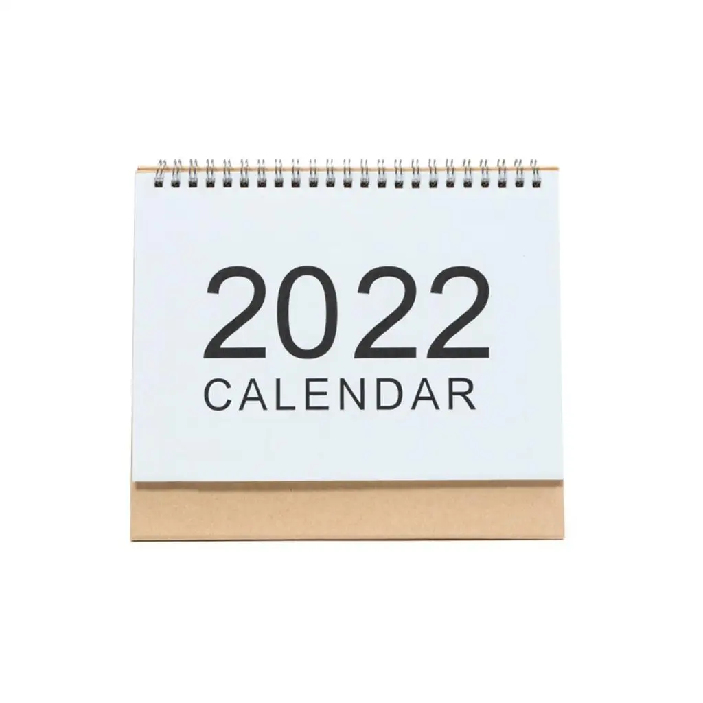 2022 English Desk Calendar Monthly Schedule Planner Home Tabletop Supplies