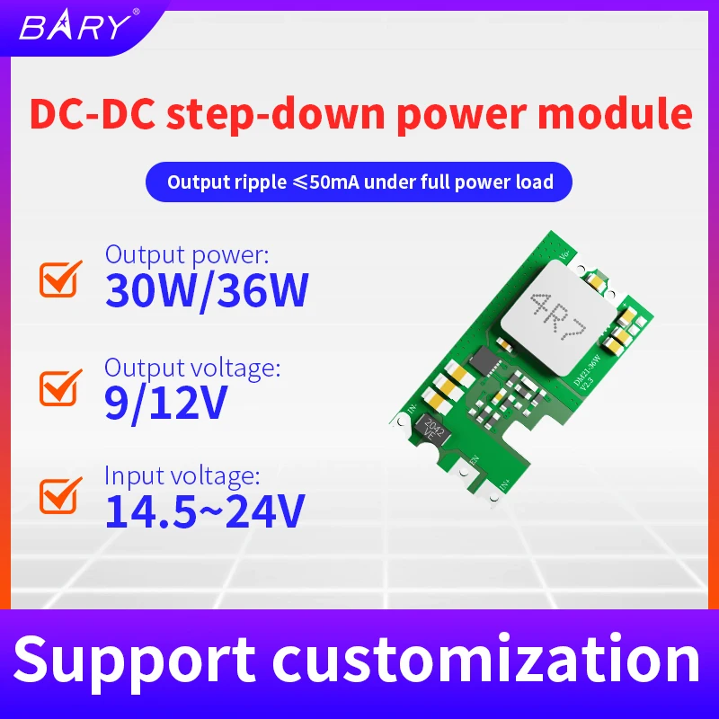Dc-dc synchronous step-down power module 12V|14.5-24V Input | DC voltage regulator 24V to 12V3A 36W mini module