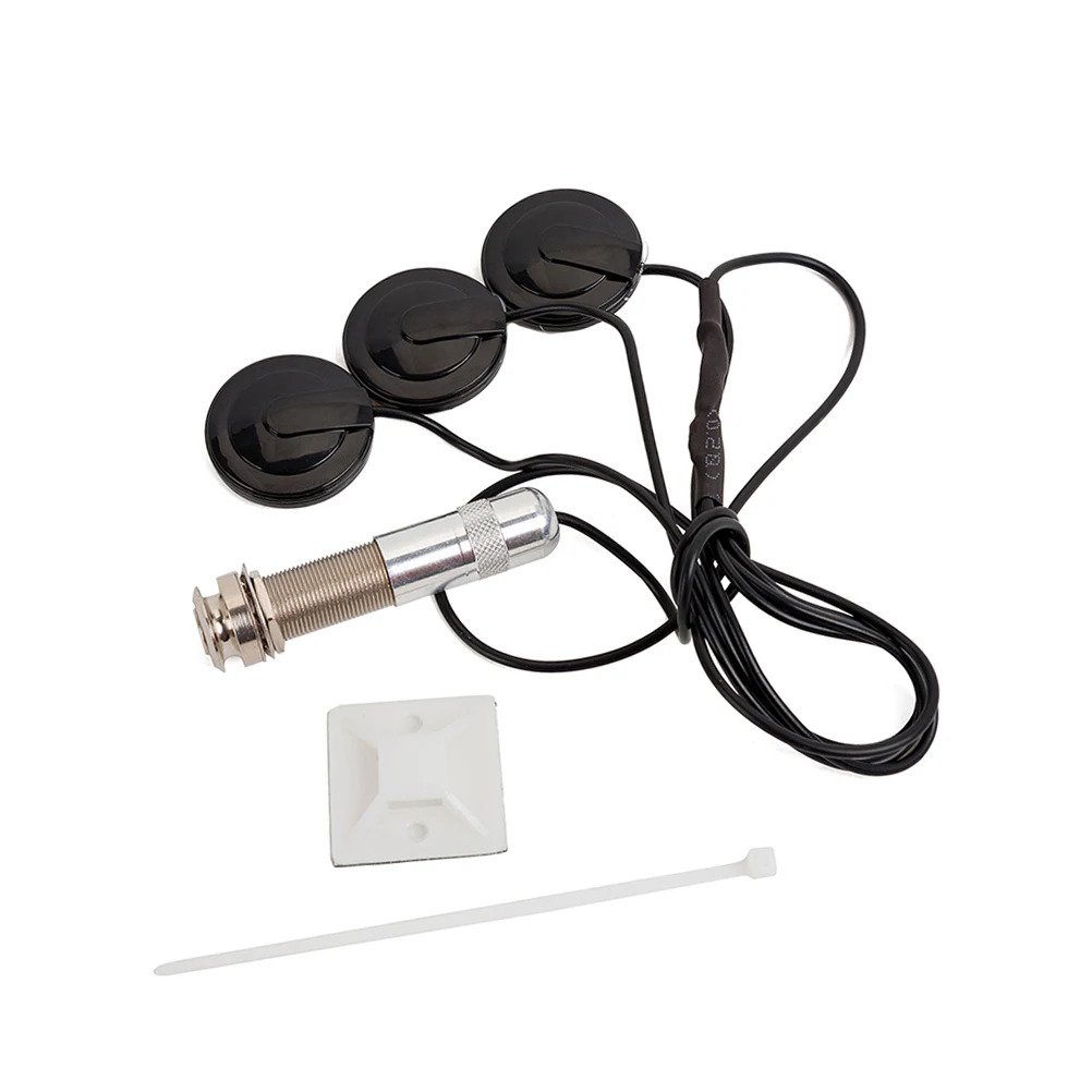 

1 Set Guitar Pickup Fully Shielded Low Noise Endpin Jack Preamp For Acoustic Guitar Banjo Mandolin Replacement Durable High