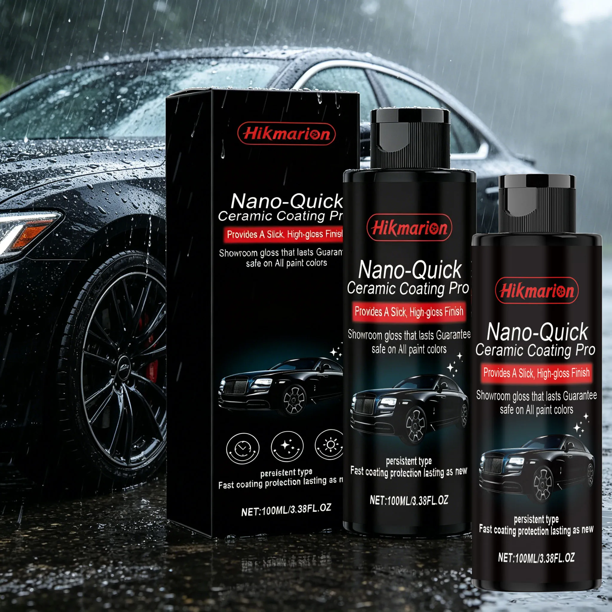 Car Ceramic Nano Coating Liquid Hydrophobic Protects Body Paint Brightening Blocks Water Stains Prevent UV Car Polishing Coating