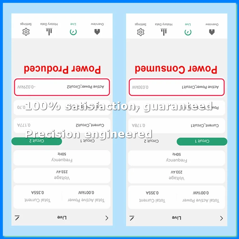 

Tuya Smart Life WiFi Energy Meter Bidirectional 2 Channel Din Rail with 80A CT App Monitor Export and Import Power-ABWO