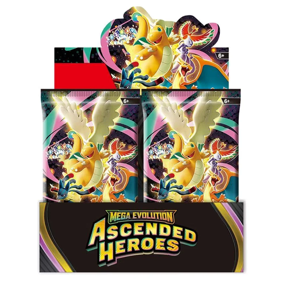 

30/360 шт. карт Pokemon Destined Rivals Prismatic Evolutions, Stellar Crown Ascended, английские бустерные боевые карты, подарки