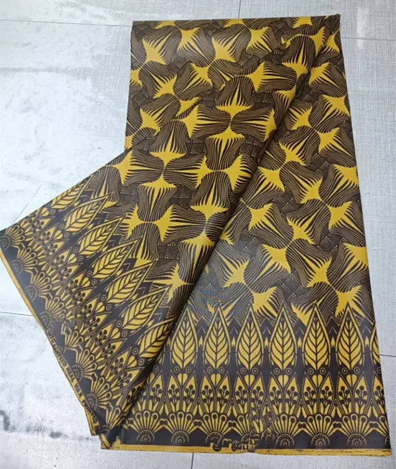 Real Wax Original  African Prints Fabric 6 Yards 100% african wax Smooth High Quality Dutch Ankara Batik Cloth For Sewing Dress